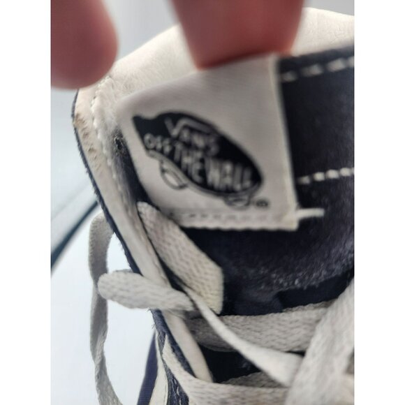 Vans Sk8-Hi Navy Blue Mens 8/Women's 9.5 - Picture 6 of 6